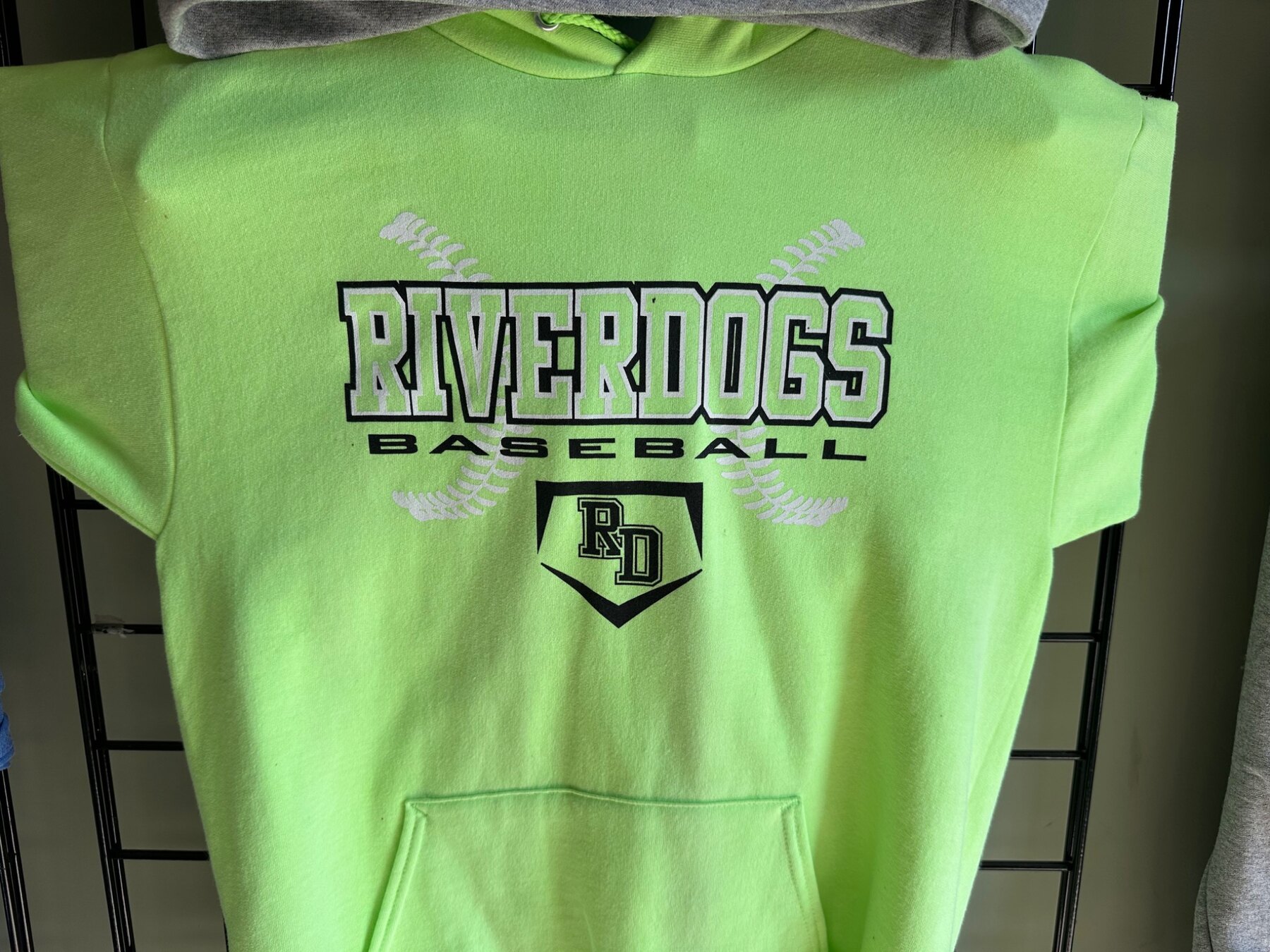 Riverdogs Baseball custom screen-printed hoodie